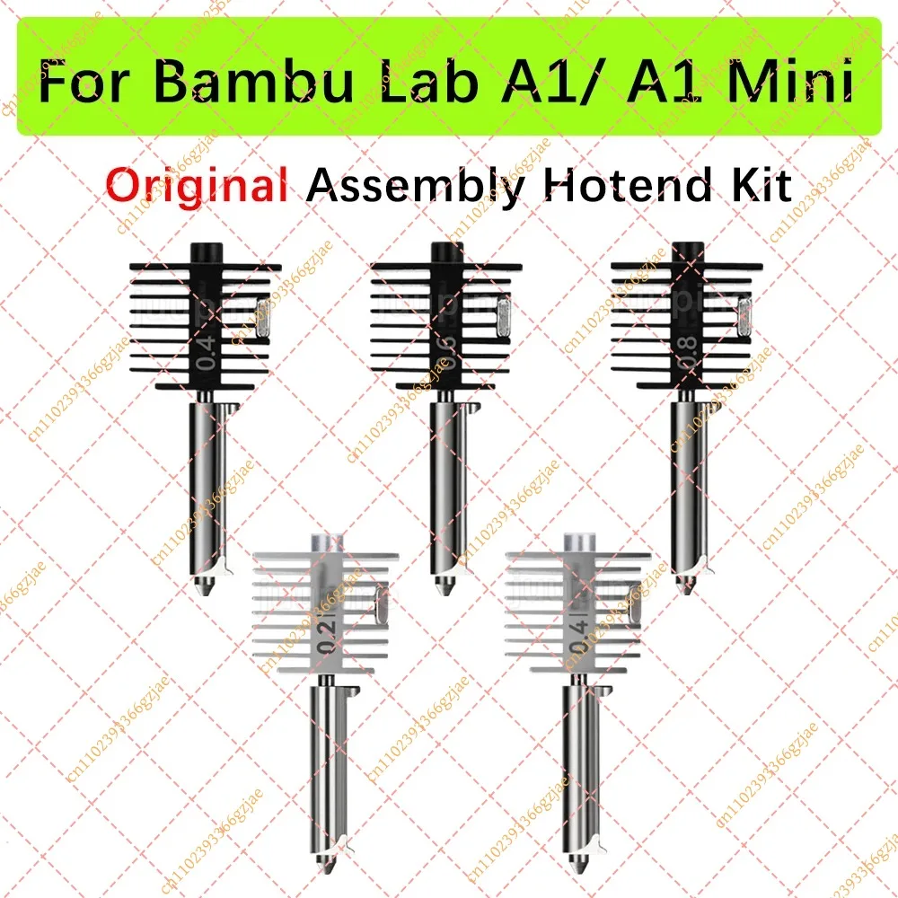 bambu-lab-a1-a1-mini用オリジナルホットエンドキット-高速ホットエンドアセンブリ-02-04-06-08mm-硬化鋼ノズル-3dプリンター部品