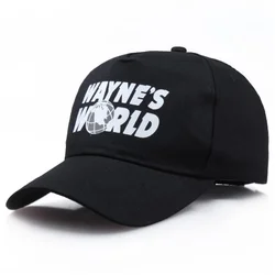 Game Wayne s World cosplay with the main character hat game accessories baseball sunshade hip hop cotton hat