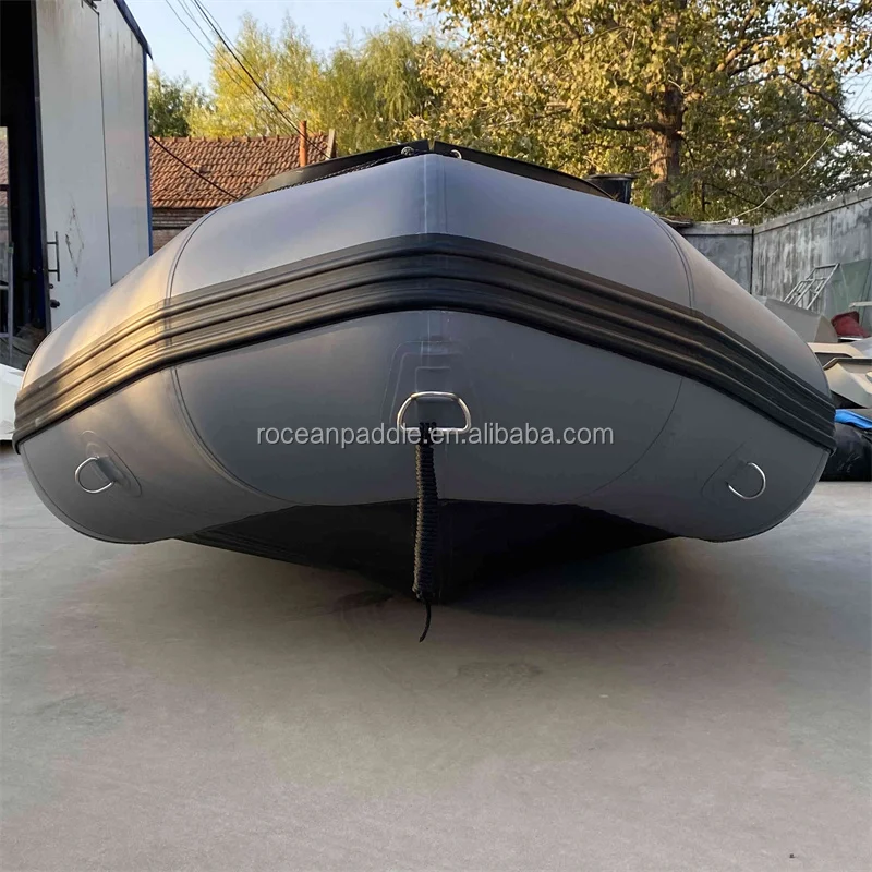 EN/CE Factory Price Wholesale 6 Persons Inflatable Folding PVC Zodiac Inflatable Dinghy Boat 380 For Outboard Engine
