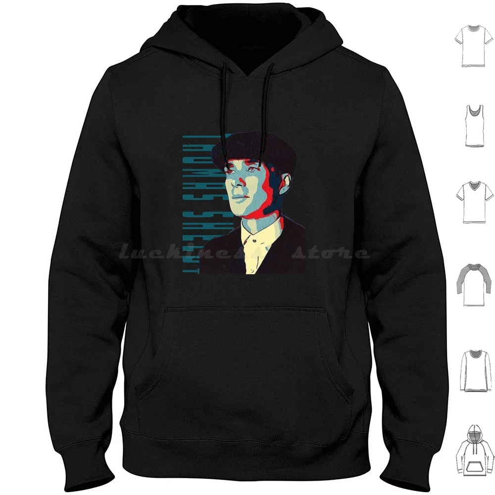 Thomas Shelby , Hoodie Cotton Long Sleeve Series Crime Serie Peakey Blinders Thomas Shelby Movies Family Shelby