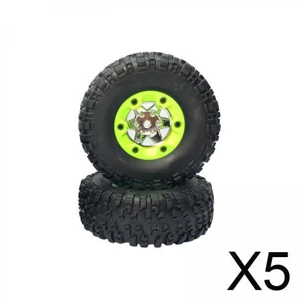 Pneumatici per Auto RC in Gomma e Metallo 90x32mm Fuoristrada con Scanalature Profonde per Auto da Corsa Elettrica Wltoys 124019 124018
