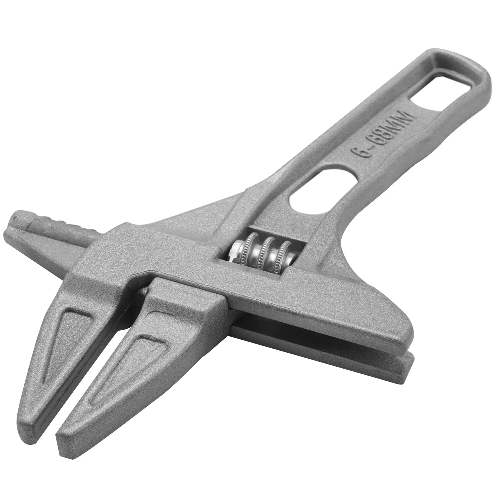 ABNC-Adjustable Wrenches 6-68mm Wide Jaw Wrench Bathroom Wrench Hand Tools for Tightening or Loosening Nuts and Bolts