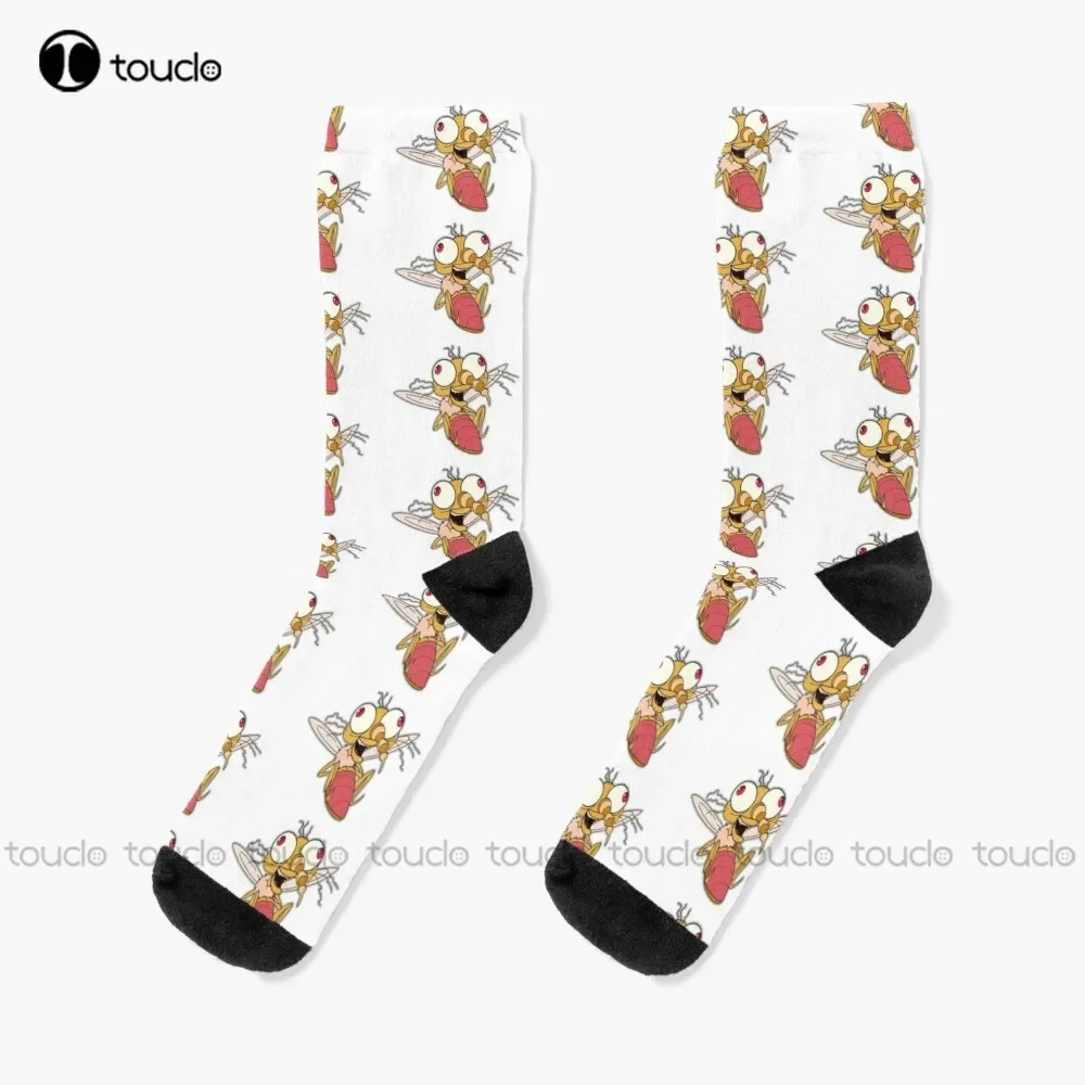 

Tito The Anxiety Mosquito Socks Long Black Socks Thanksgiving Christmas New Year Gift Unisex Adult Teen Youth Socks Custom Sock