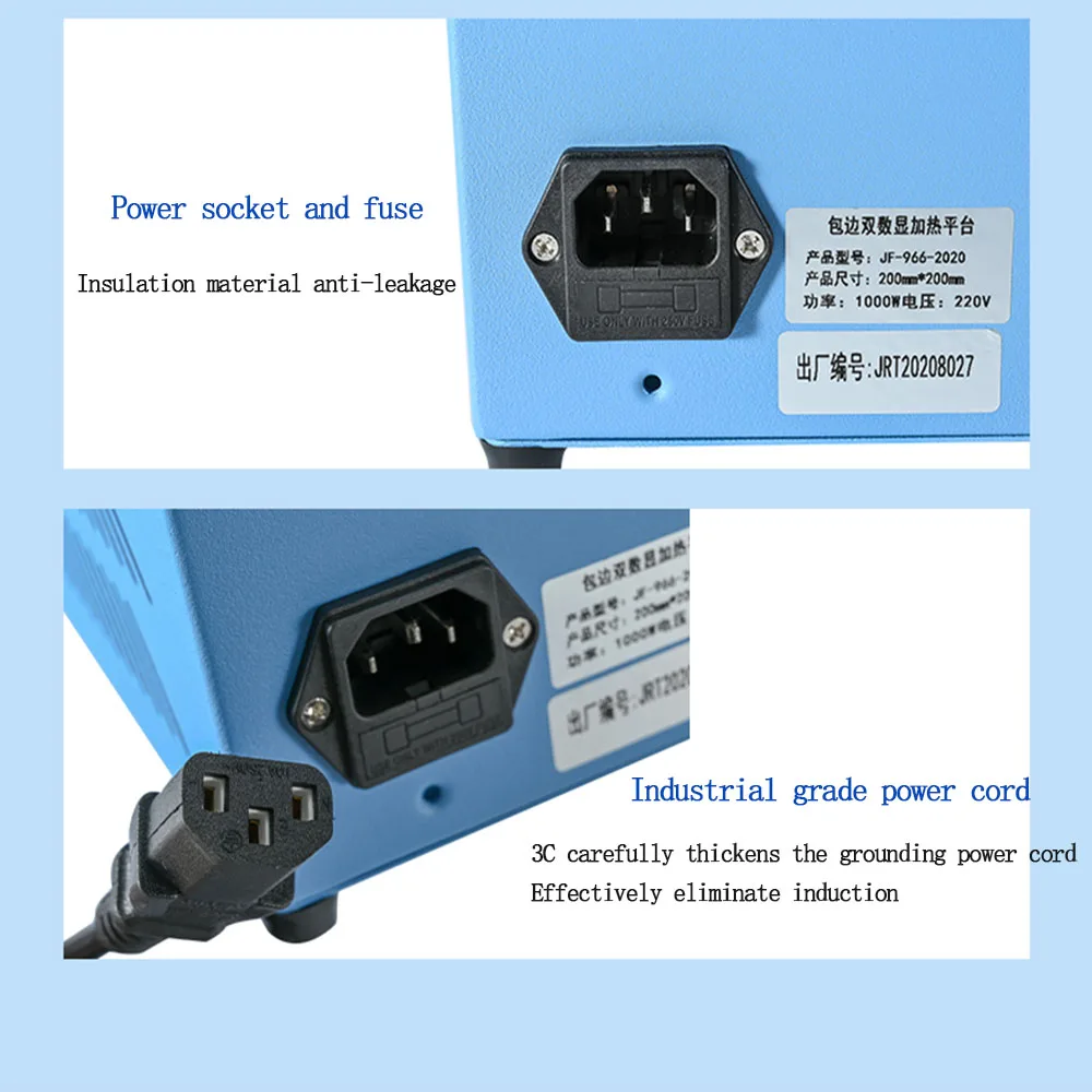 220V Heating Table Solder Station Heating Plate LED Lamp Bead Welding Table Adjustable Temperature