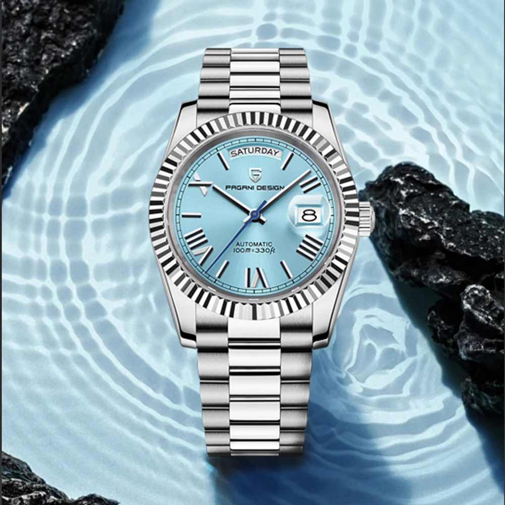 

PAGANI DESIGN Men's Watch DD40 Luxury Automatic Men's Mechanical Watch Japan NH36AMovt Sapphire Crystal 2025 New Stainless Steel