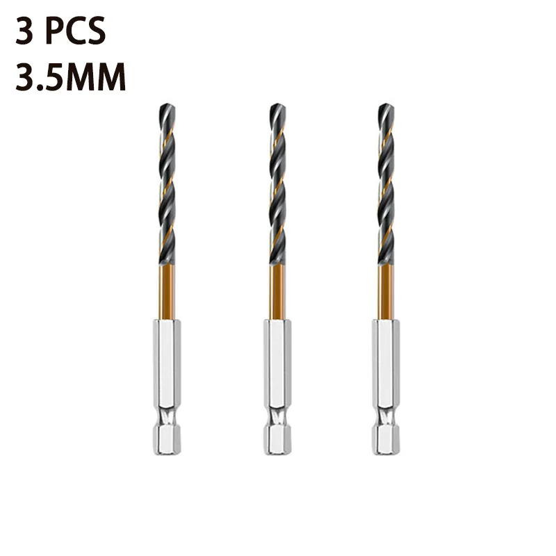 3/7/13PCS Hex Schaft Spiralbohrer Set Holz Metall Lochschneider Kernbohrwerkzeug Kobalt Bohrer Bits 1,5 2 2,5 3 3,5 4 5 6mm HSS