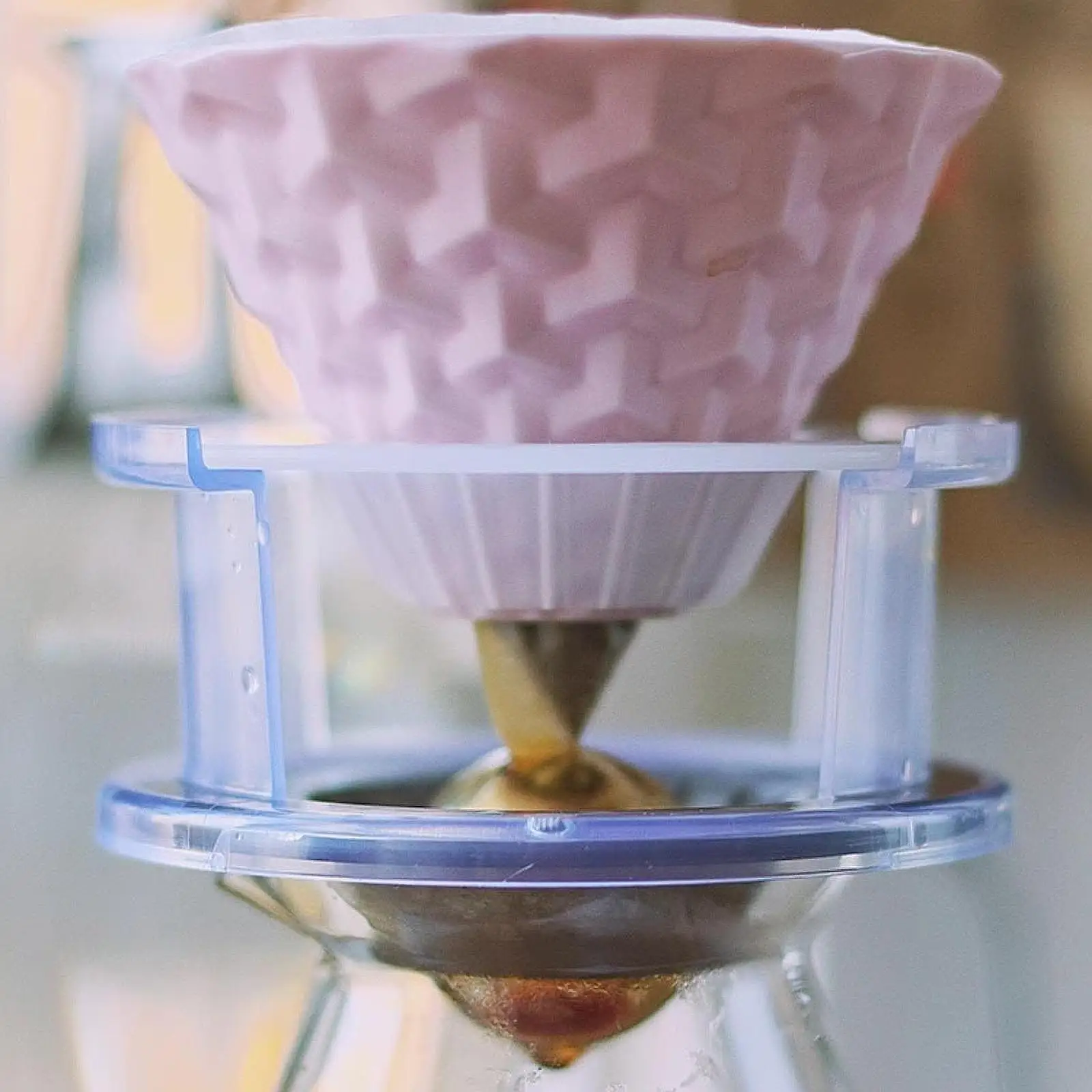 حامل قهوة بفلتر بالتنقيط، حامل منقط القهوة، محمول وشفاف، مخمر يدويًا للمنزل والتخييم والمكتب والنزهات لمحبي القهوة