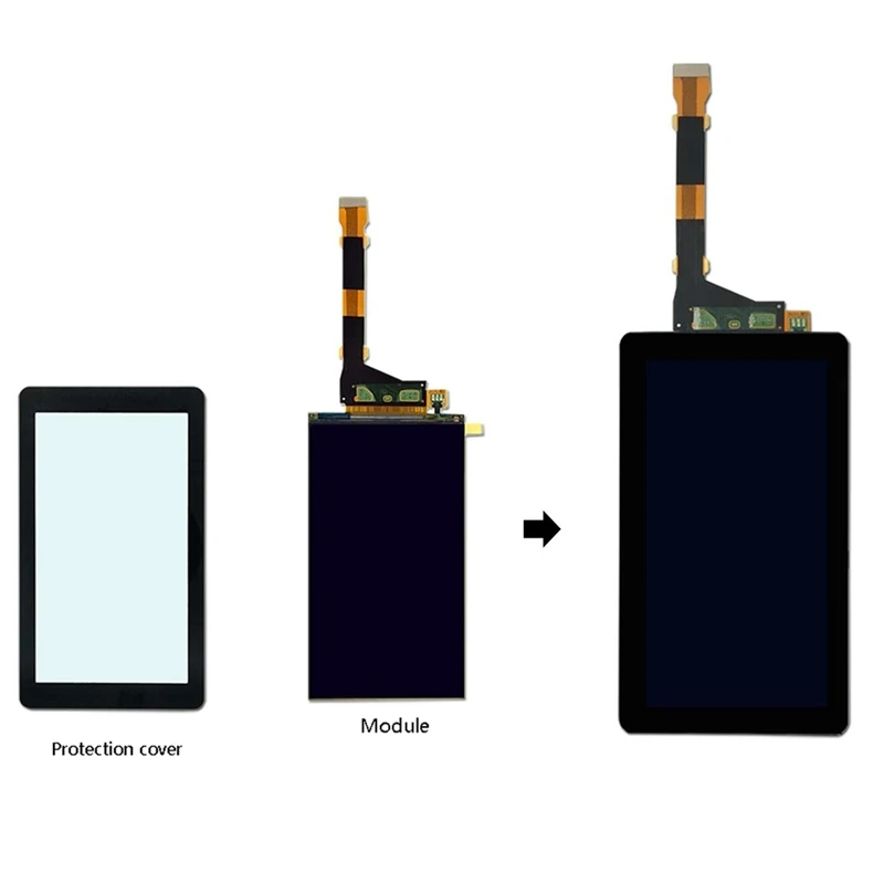 5.5 Inch 2K LCD Screen 1440X2560 HD LCD Screen For Creality LD002R/ELEGOO Mars/Anycubic Fiber Optic 3D Printer