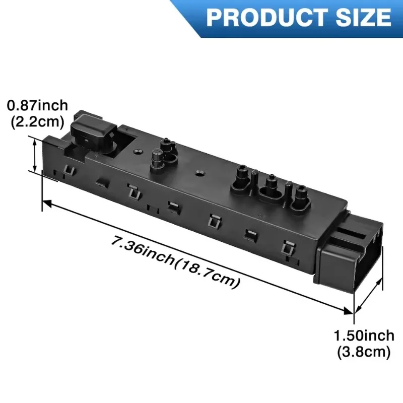 For Ford Escape F150 F250 F350 for Lincoln 9L3Z-14A701-FA 9L3T-14B709-FAW Front Left /Right Power Seat Switch Passenger Side view 4