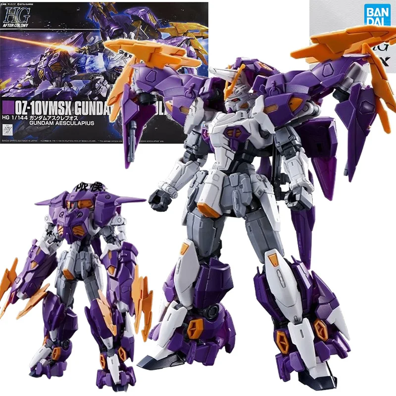 

Bandai Original HGOZ-10VMSX GUNDAM AESCULAPIUS Anime Action Figure Robot Collectible Assembly Model Toys Ornaments Gift Children