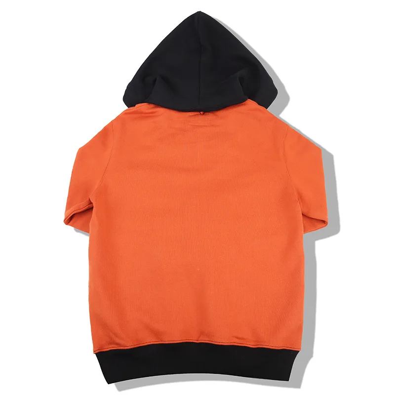 Hooded Sweatshirt with Pockets, Light Fleece, Terry Bottom, Removable Hood, 2 Wear, Autumn and Winter