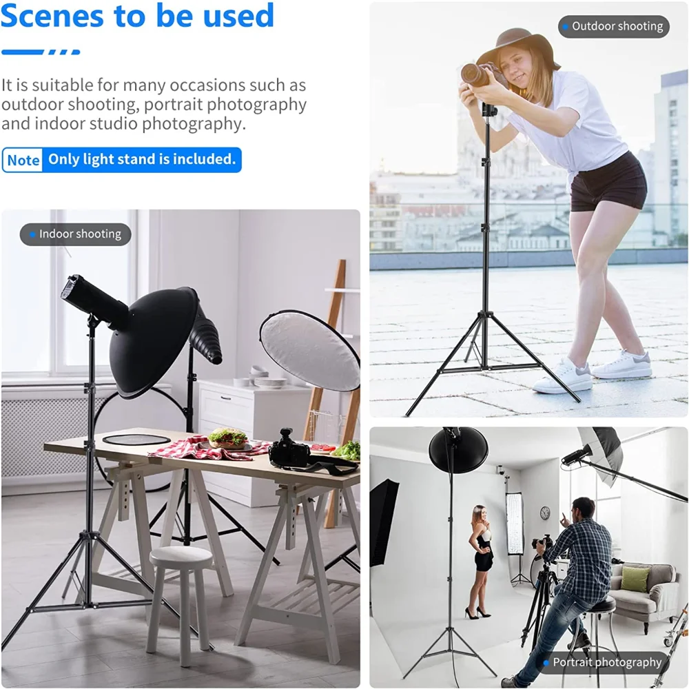 Photographic 50/120/160cm Lighting Stand Fill Light Stand Tripod Suit For Ring Light With 1/4 Screw Ring Lamp Softbox Ringlight