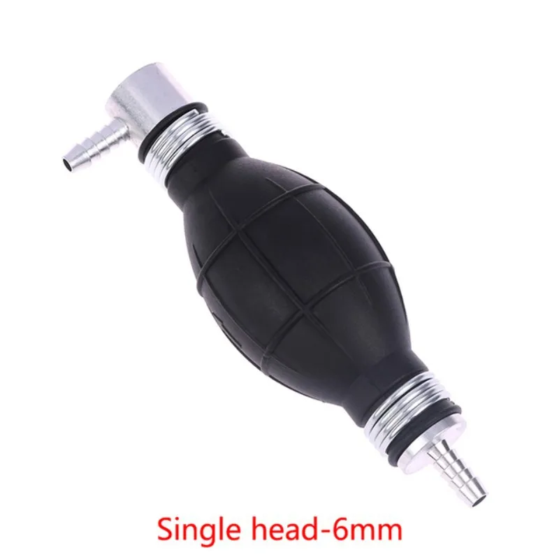 6mm/8mm/10mm/12mm Hand Fuel Pump Line Rubber Aluminum Hand Primer Bulb Diesel Oil Transfer Petrol for Car Boat Marine Outboard