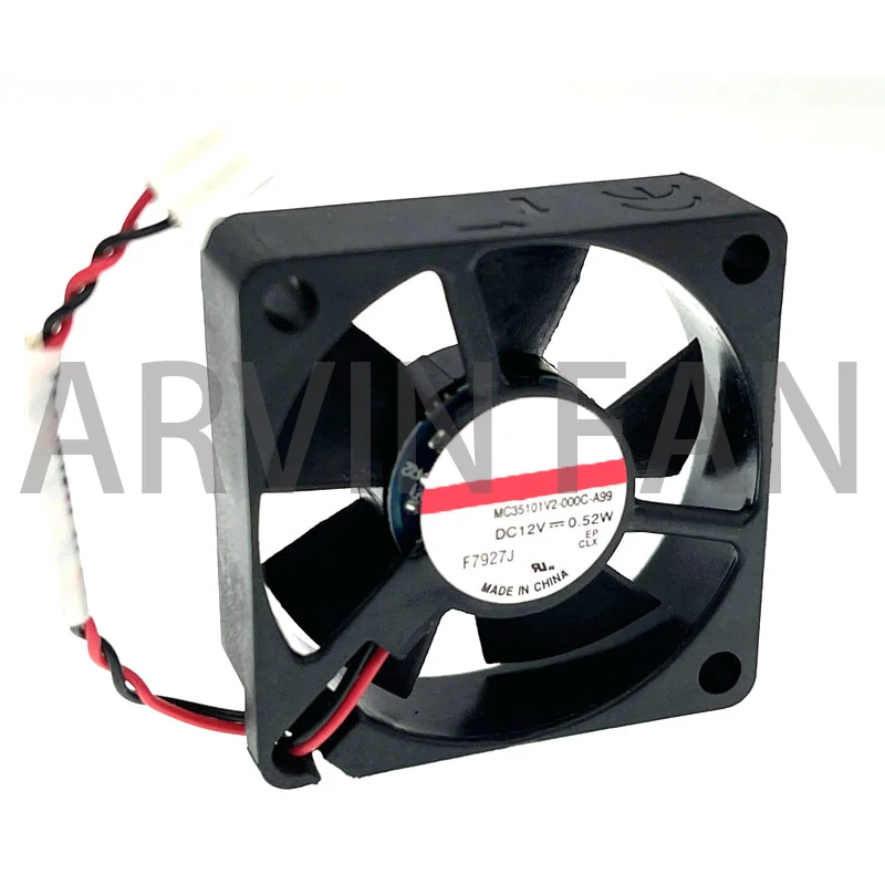 

35mm 12V Mute Fan MC35101V2-000C-A99 MC35101V2-0000-A99 0.52W 7500RPM 6.5CFM 35X35X10mm Mini Micro Cooling Fan