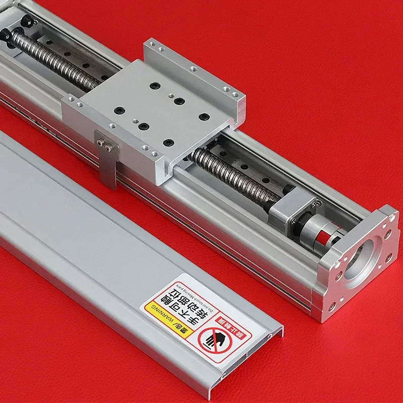 Heavy Duty Linear Sliding Table Module Ball Screw Fully Enclosed Wide Three Axis Cross Gantry Synchronous Guide Rail GBF175
