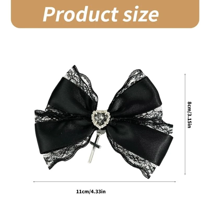 77HE LACE CRONSES HAIRCLIP DARK HAIR CLIP CLIP ADDER ALTERS HAIR CLIP CLIP