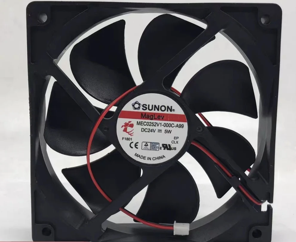 SUNON MEC0252V1-000C-A99 DC 24V 5.0W 120x120x25mm 2-Wire Server Cooling Fan