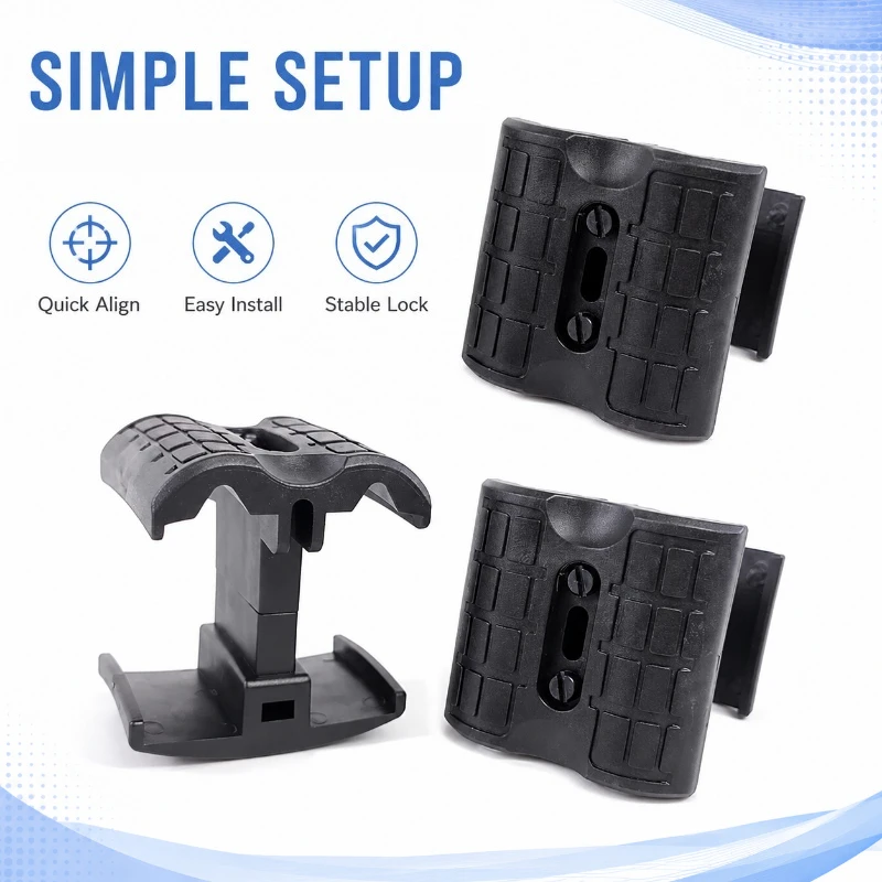 Model Building Spare Component Plastic Dual‑clip Linking Stand Handy Accessory for DIY Refit