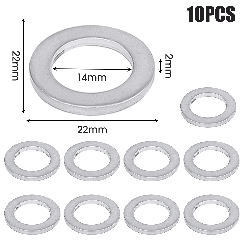 Oil Drain Sump Plug Gaskets M14 Crush Washer Seal Ring Car Engine For Honda Accord 1998-2017 For Honda Civic 1996-2018