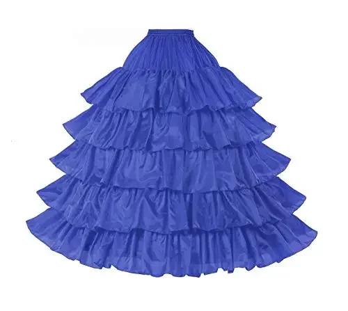 Petticoat Women Underskirt Bridal 4 Hoops for Wedding Dress Gown Floor Length Taffeta Black White Red Plus Size image 6