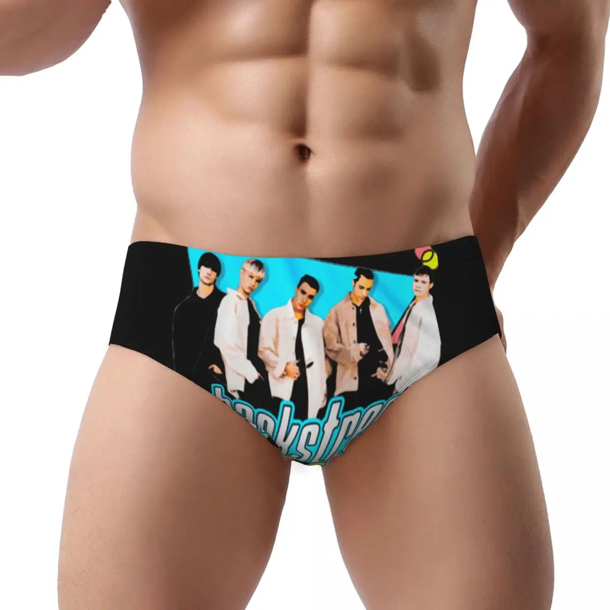 

Custom Men's Backstreets Pop Music Boys Panties Underwear Male Comfort Briefs Underpants