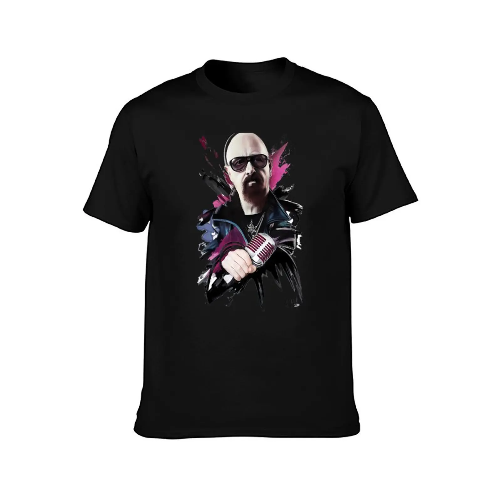 Rob Halford T-Shirt tees boys whites graphic t shirts boys animal print slim fit t shirts for men