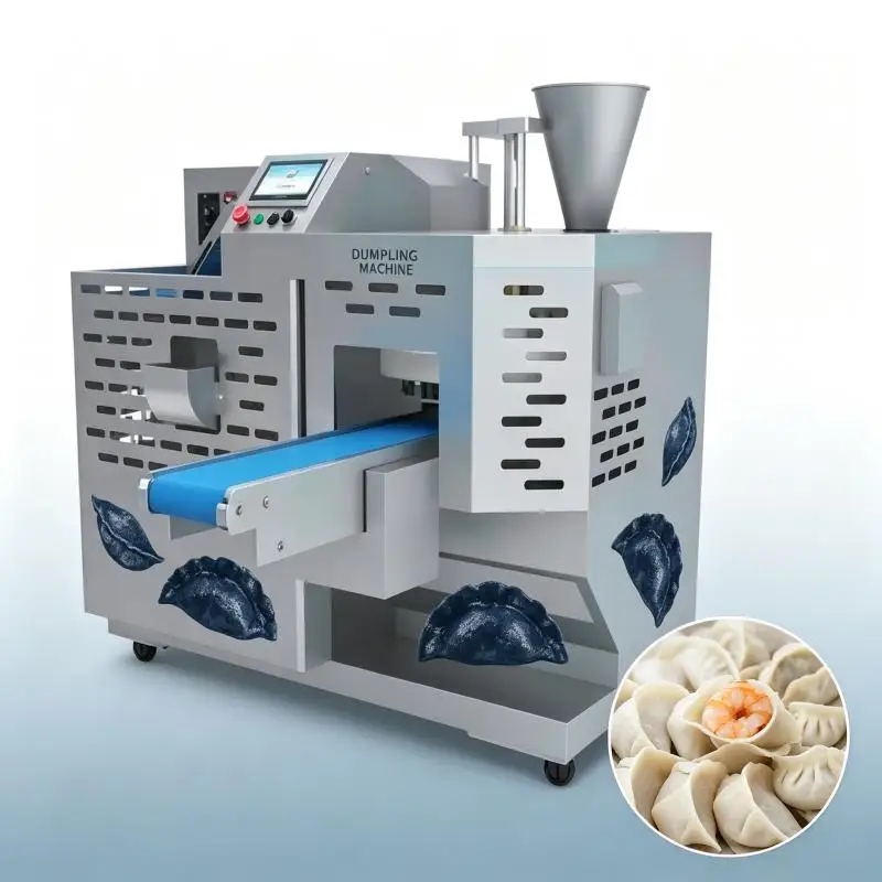 High Speed Dumpling Making Machine Automatic Dough Wrapping Filling Forming Equipment for Commercial Kitchen Production