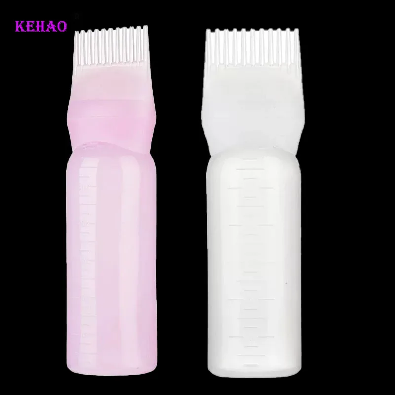 New Toothed Plastic Dry Cleaning Bottle with Scale Thickening Hair Dyeing Bottle Perm Hair Dyeing Cream