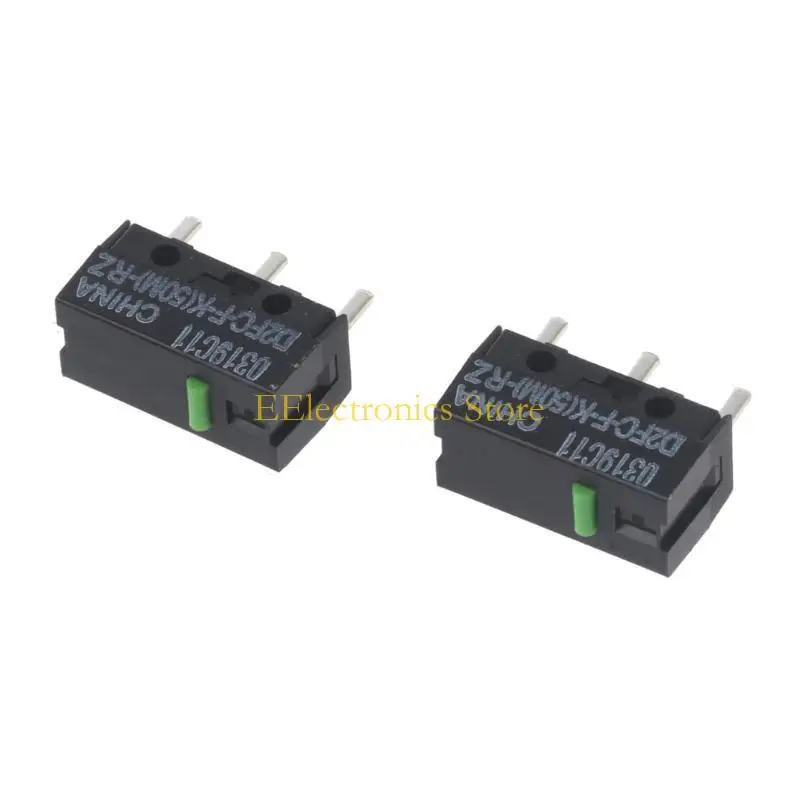 B03C 2 Pieces Hot Plug D2FC-F-K(50M)-RZ Mouse Micro Switch Buttons for   MX G series Mouse Fretting Switch