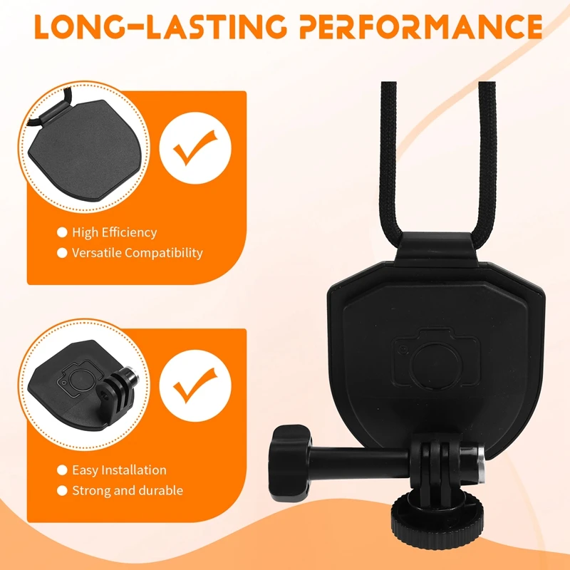 Магнитный держатель шейного ремня для крепления экшн-камеры Gopro, Insta360, DJI с ремешком