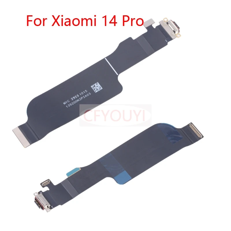 

1-5 шт. гибкий кабель для зарядного порта USB, запчасть для ремонта Xiaomi 14 Pro, гибкий кабель для зарядного порта
