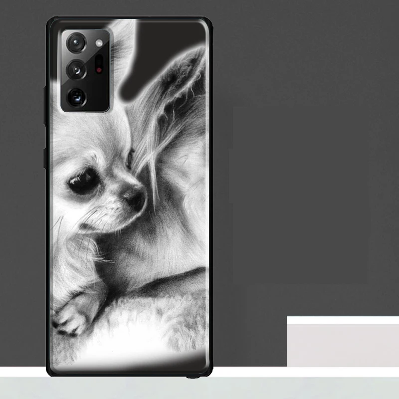 تشيهواهوا وجه الأزهار الكلب حقيبة لهاتف سامسونج جالاكسي S25 الترا S23 S22 S21 S24 الترا S9 S10 S20 زائد S25 FE غطاء الهاتف #3