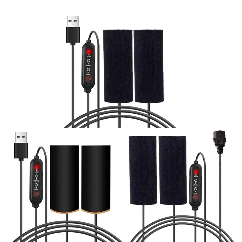 

E8BC Интеллектуальный контроль температуры нагреваемая ручка USB Powered Handle Covers для нагреваемой ручки для мотоциклов и