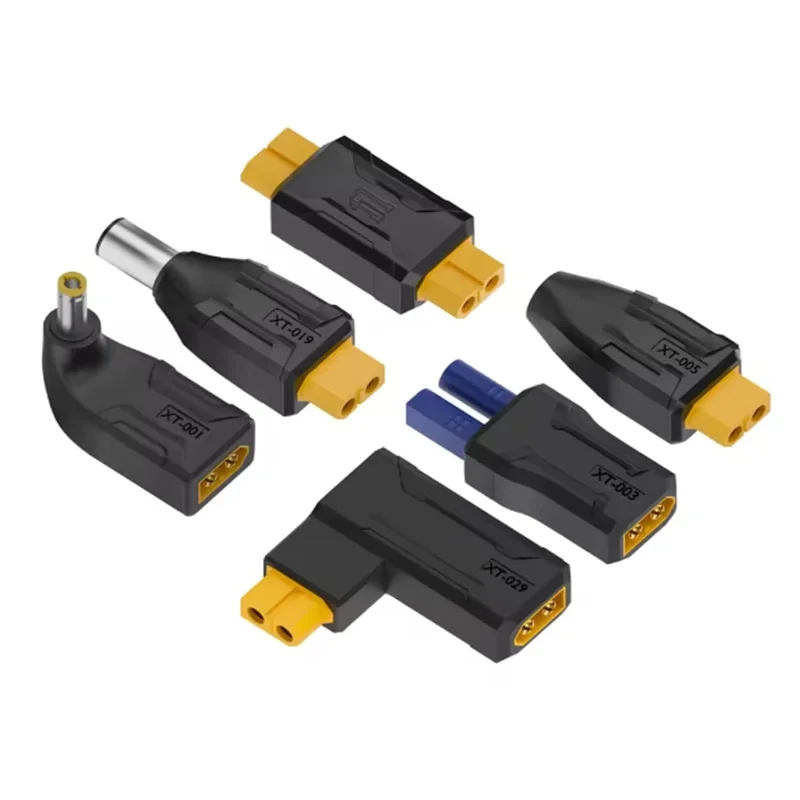 XT60 Male Female to EC5 Female Adapter Type-c DC Male Female Connector Plug Adapter 55*25 5521 7909 to XT60 Connector Adapter