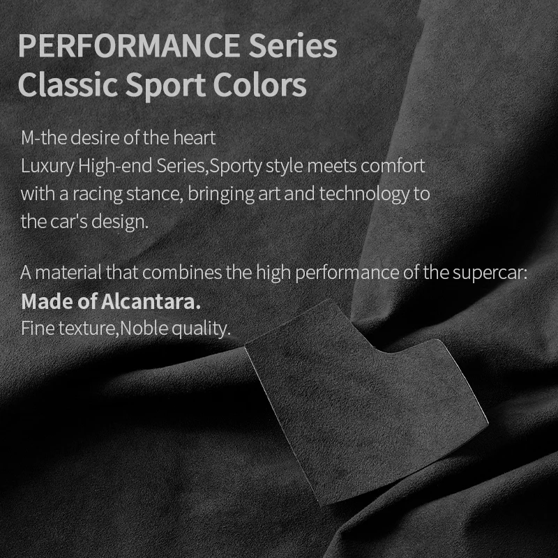 For Audi A6 A7 C8 (2019-2025) Sport Gear Shift Knob Cover Boot Trim Sticker Made of Alcantara Car Interior Tuning Accessories view 2
