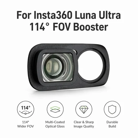For Insta360 Luna Ultra Sports Camera Wide-Angle Lens 114° Recording And Shooting Expansion Lens for Insta360 Luna Ultra