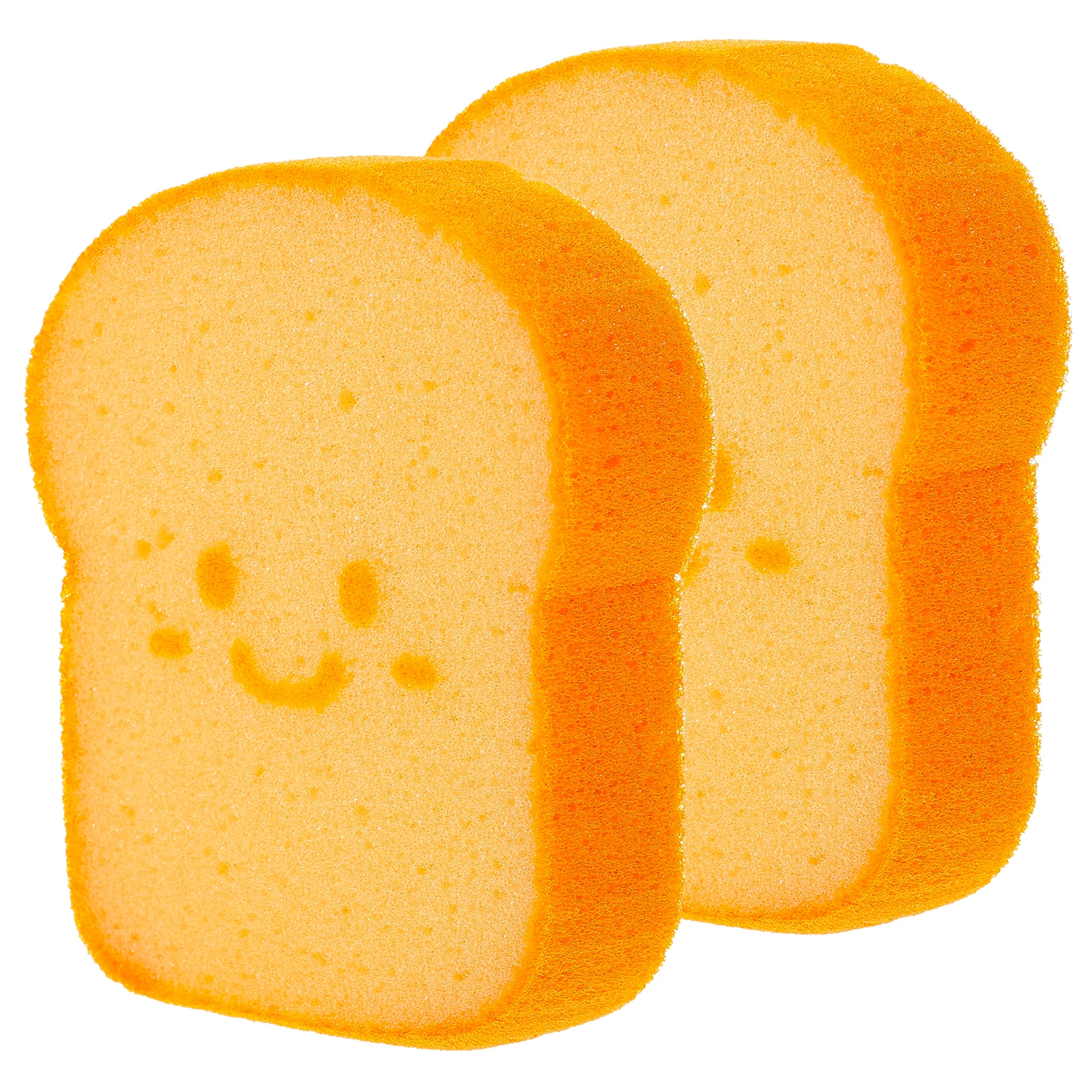 

Thickened Toast Reusable Scrub Sponge Pad Dual Side Kitchen Dish Sponge Scrubber For Cleaning Tools Bread Shape