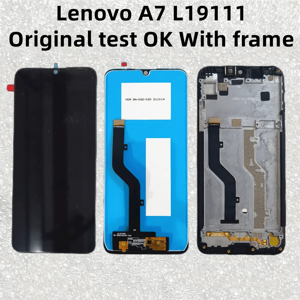 For Lenovo A7 L19111 Touch Screen Lcd Screen Mobile Phone Module Internal And External Screen Display With Frame