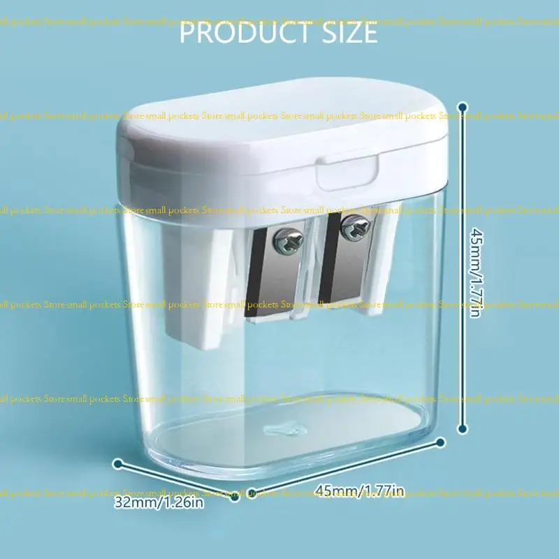 R1WD Double Hole Pencil Sharpner Manual Pencil Sharpner Sharping Tool.