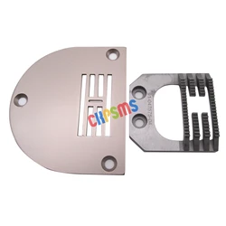 1 SET #91-058113-04+91-047575-04 NEEDLE PLATE &FEED DOG FIT FOR PFAFF 418 438 918 938 ZIG ZAG SEWING