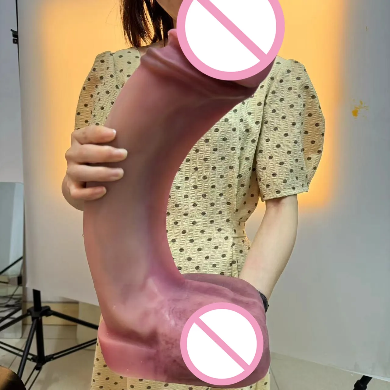 4.92in Giant Dildo Xxxl 50cm Long Dildos Big Penis Silicone Dildo Realistic Huge Dong Huge Big Size Sex Toy Torso Half Body Dild