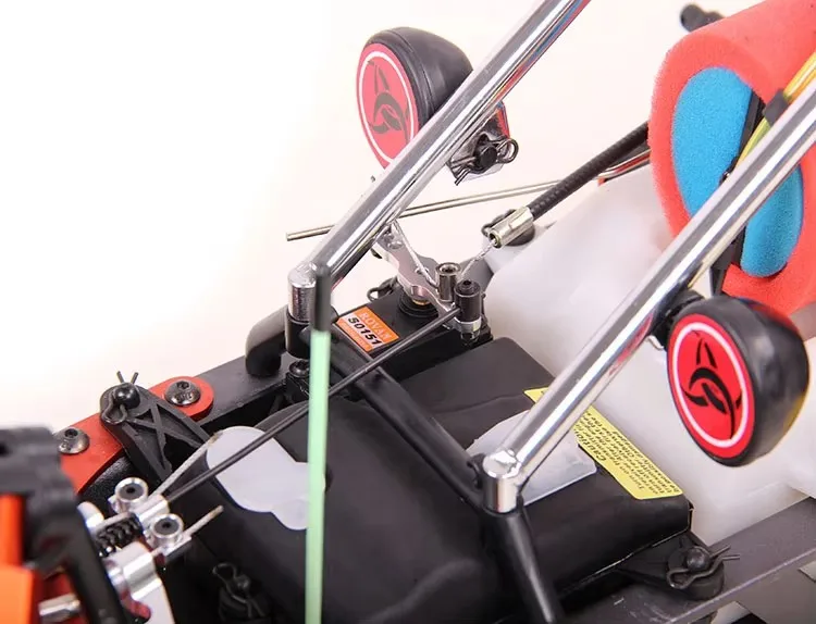 Sistema frenante di controllo cablato a 4 ruote con lavorazione di precisione CNC per ROVAN ROFUN KM HPI BAJA 5B 5T 5SC