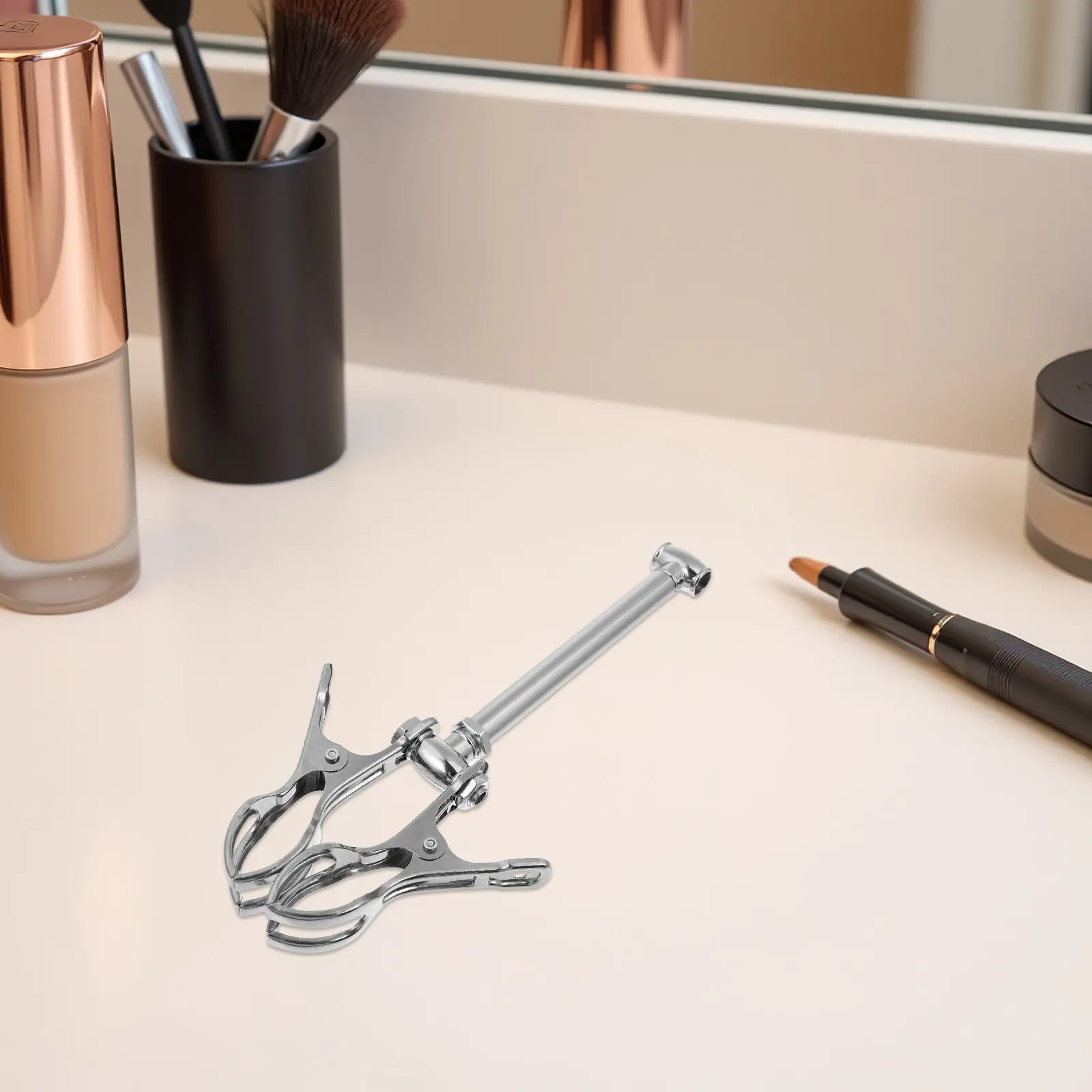 

Набор из 1 держателя для палочек из нержавеющей стали с двойным зажимом, инструмент для моксотерапии, ручной зажим для фиксации конусов, зажим для моксы, зажимы для мокса-роликов