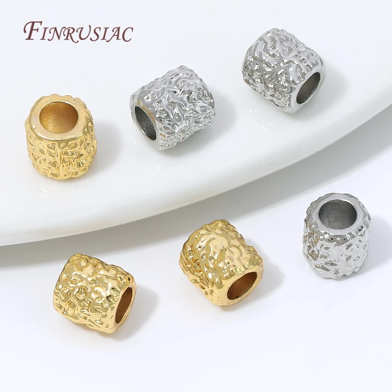 18K Gold Plated Spacer Beads Zircon Beads Brass Loose Beads For Bracelet Necklace DIY Jewelry Findings,Charm Jewelry Components - view 5