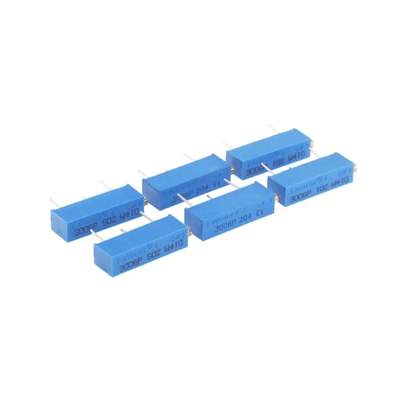 500pcs/lot 3006P 13 Values 100R to 1M Ohm  Trimpot Trimmer Potentiometer 10% Resistance Tolerance