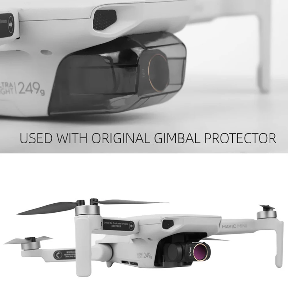 Filtr ND Sunnylife do DJI Mavic Mini 4K/2/SE, zestaw filtrów z soczewkami ze szkła optycznego ND4 ND8 ND16 ND32 MCUV, części do drona gimbal — zdjęcie produktu 3