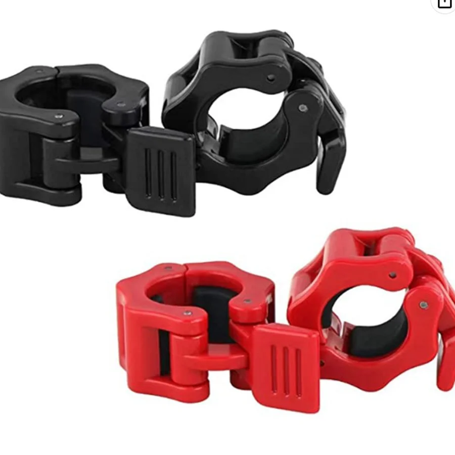 2.5CM 2pcs Quick Release Barbell Clamps Spin Lock Barbell Collars Weight Bar Clips for Weightlifting and Strength Training