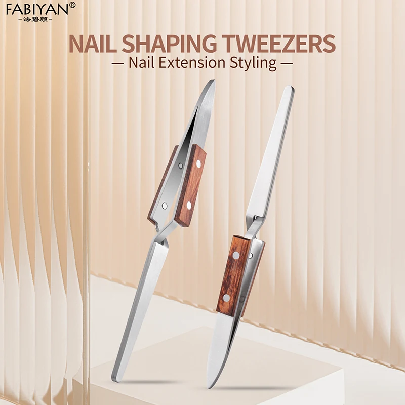 Nail Shaping Clip Quick Building Extension Tips Clip Nail Shaping Straight Curve Pinching Tool UV Gel Mold