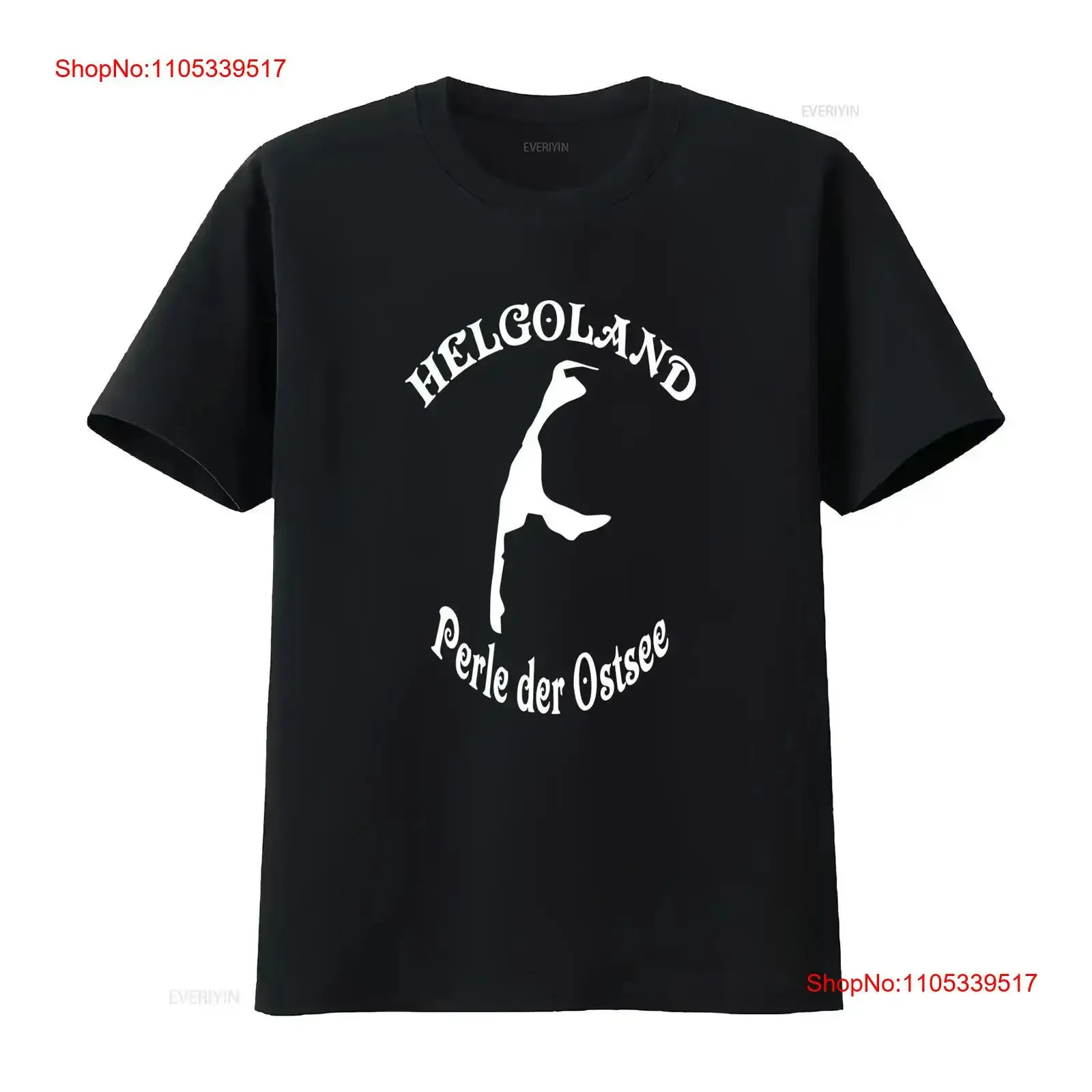 Helgoland Sylt Pearl The Baltic Sea Joke Meme North Men T Shirt vintage Washed fashion Stretched homme Soft graphic Versatile
