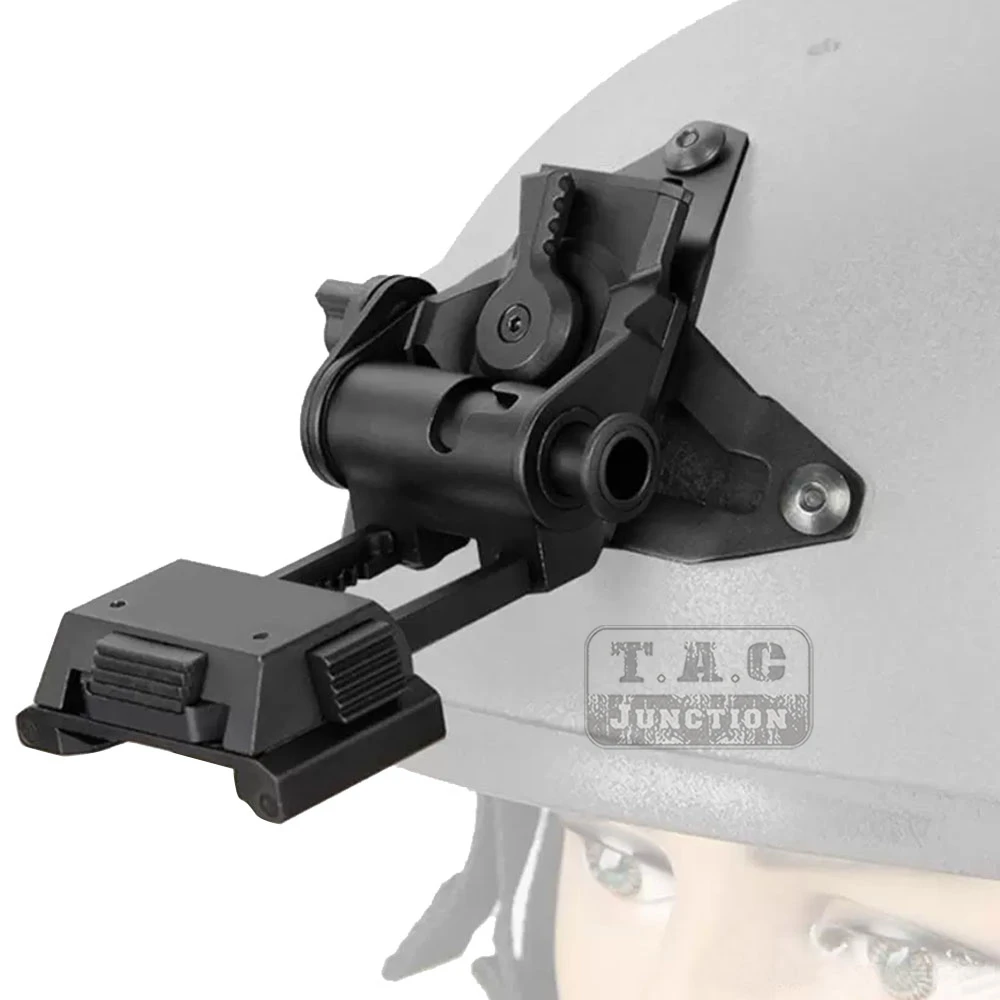 CNC Machined L4G30 Night Vision NVG Helmet Mount PVS15 PVS18 PVS21 PVS31+Shroud Tactical Helmet Accessories Black/Dark Earth